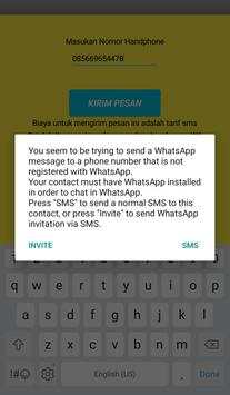 Kirim Pesan WA tanpa save Kontak screenshot 2