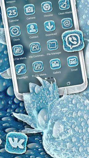 Strawberry Ice Launcher Theme screenshot 2