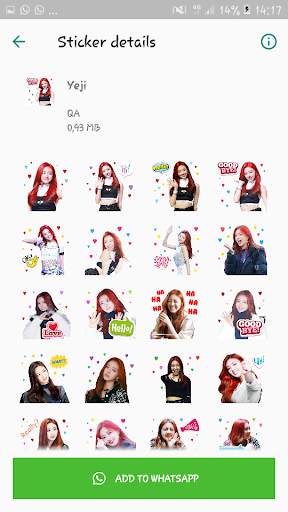ITZY WAStickerApp Kpop Idol for Whatsapp screenshot 6
