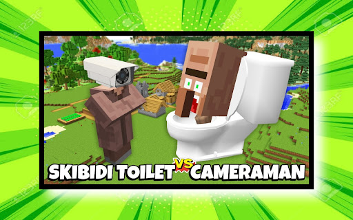 Skibidi vs Cameraman mod MCPE screenshot 3