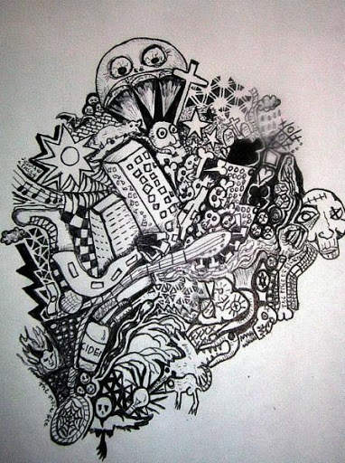 100 Seni Menggambar Doodle Populer screenshot 4