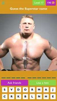 WWE Superstars Name -Quiz screenshot 1