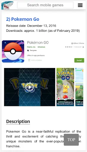 Android Shark - Trusted Mobile Game Reviews screenshot 3