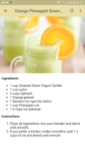 Green detox smoothie screenshot 4