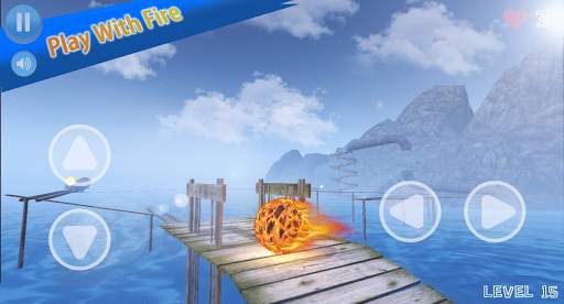 Fire Ball Balance 3D screenshot 1