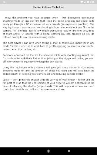 Photography for Beginners screenshot 7
