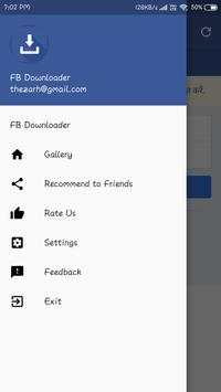 Facebook Video Downlaoder - HD Downloader screenshot 2