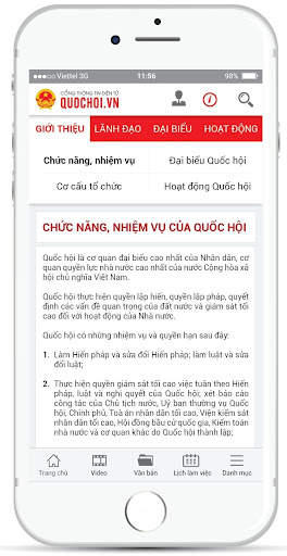 Cổng thông tin điện tử Quốc Hộ screenshot 2