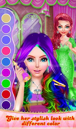 Wedding Princess Hair Design Dressup makeup Game 2 تصوير الشاشة