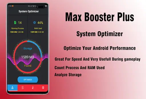 Max Booster Plus - Best Android Phone Booster App screenshot 1