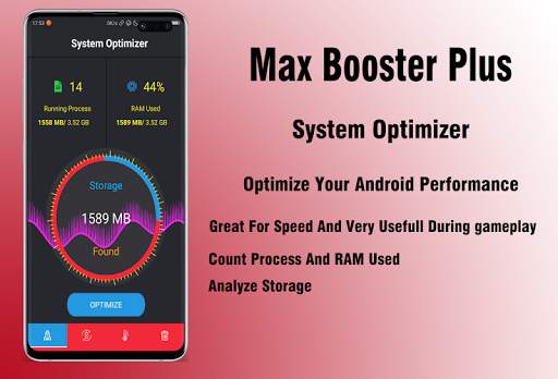Max Booster Plus - Best Android Phone Booster App screenshot 1