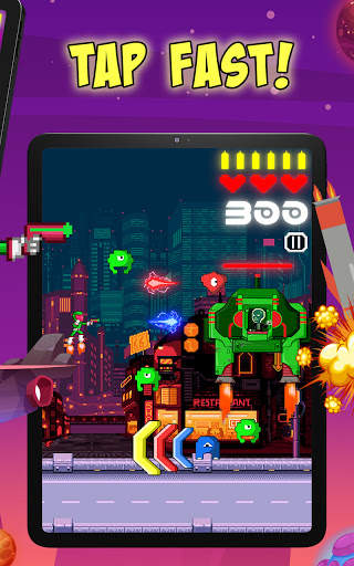 Hop Shot: Alien Attack Game - 2D Space Shooter screenshot 9