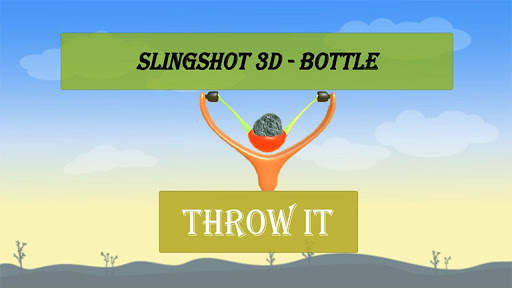 Slingshot 3D - [3D bottle breaking game] screenshot 1