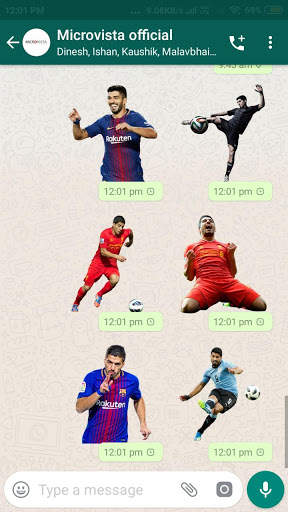 Suarez Stickers For WhatsApp screenshot 7