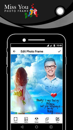 Miss You Photo Frame New screenshot 6