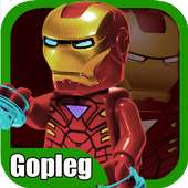 Gopleg LEGO Iron-Spider Battle logo
