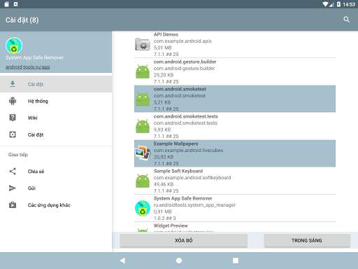 Trình quản lý ứng dụng hệ thống screenshot 18