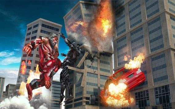 Wild Gorilla Transforming Robot: Dino Hunting Game screenshot 14