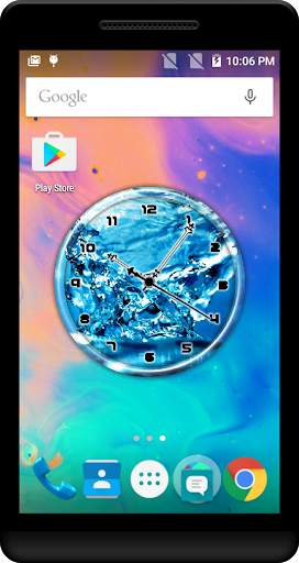 Water Clock Live Wallpaper screenshot 2