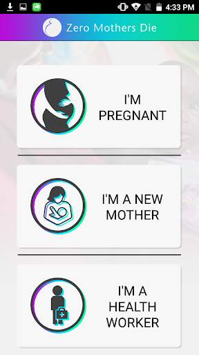 Zero Mothers Die App (ZMD App) screenshot 1