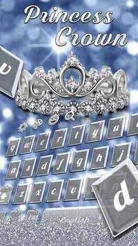 Silver Crown keyboard Theme screenshot 1