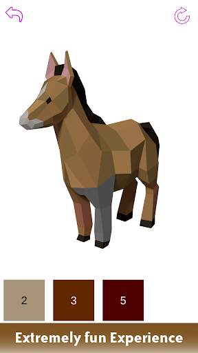Poly Art 3D - Color by Number, 3D Coloring Puzzle screenshot 2