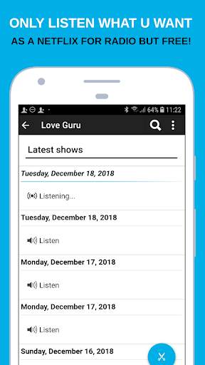 RadioCut - लाइव और ऑन-डिमांड रेडियो screenshot 5