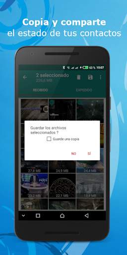 WhatsApp limpiador de archivos,Copiadora de estado screenshot 7