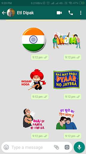 WASticker Library 6 تصوير الشاشة
