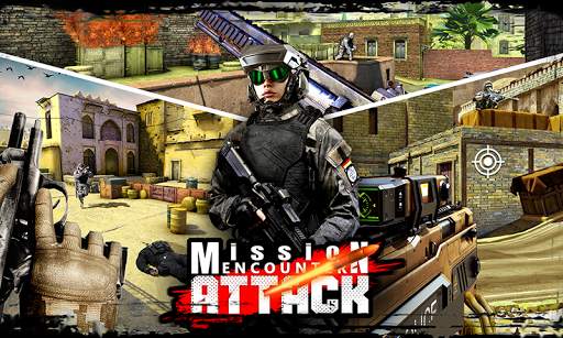 Commando Encounter Attack - Free Firing offline screenshot 1
