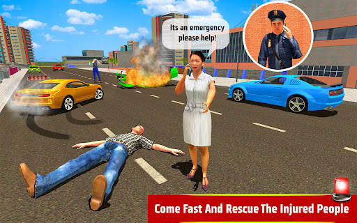 Police Ambulance Rescue Driver screenshot 1