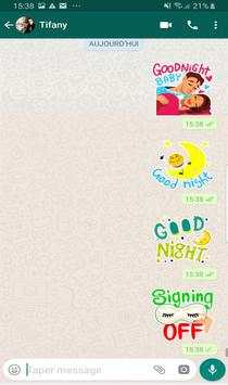 Good Morning & Good Night Stickers "For WhatsApp" screenshot 9