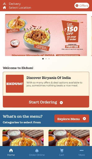 Ekdum Biryani: Order Biryani,  screenshot 2