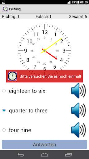 Uhrzeit in English erzählen screenshot 3
