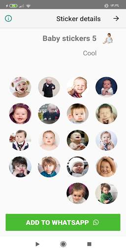 NEW Babies Stickers for WhatsApp 👶 WASTICKERAPPS screenshot 2