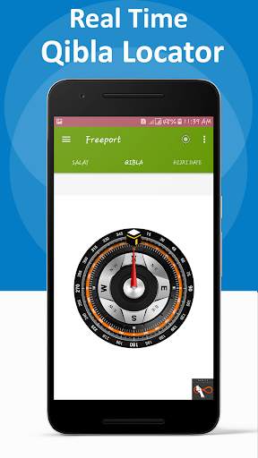 Qibla Compass- Salat & Hijri Calendar screenshot 1