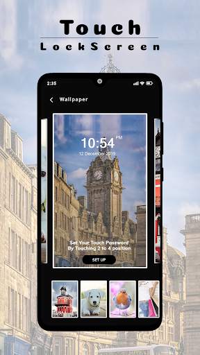 Touch Lock Screen - Photo Touch Position Password 3 تصوير الشاشة