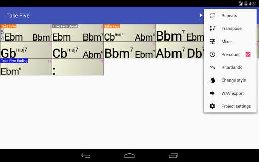 Band2Play - Chord Progression Player screenshot 11