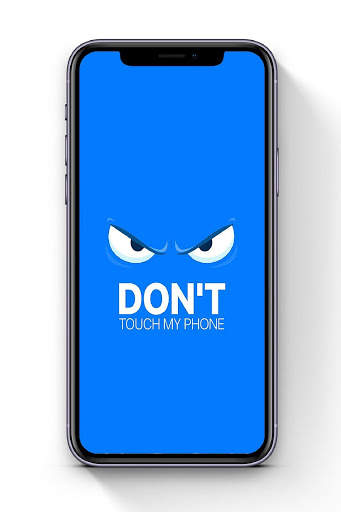 Don't Touch My Phone Wallpaper screenshot 4