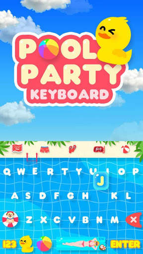 Summer Holiday Keyboard Theme स्क्रीनशॉट 1