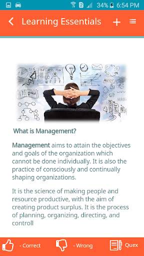 Organization and Management - QuexBook 13 تصوير الشاشة