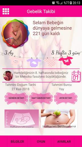 Gebelik Hamilelik Takibi 1 تصوير الشاشة