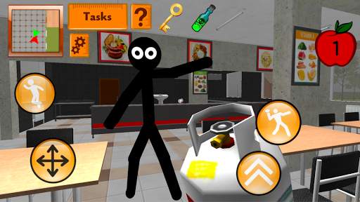 Stickman Teacher. Neighbor School Escape 3D screenshot 6