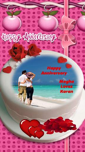 Name Photo On Anniversary Cake screenshot 5