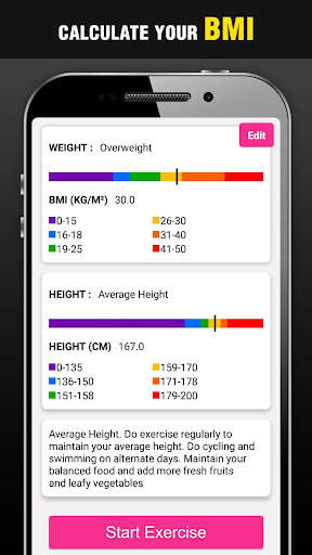Height Increase Exercises App screenshot 5