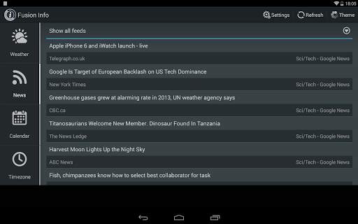 Weather and News Info Widget screenshot 18