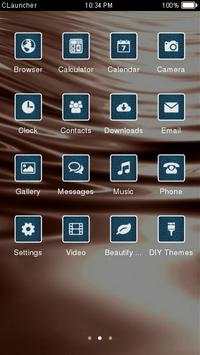 Abstract Gold Theme C Launcher screenshot 2