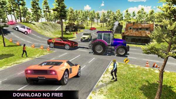 Offroad Tractor Pulling Simulator - Mudding Games screenshot 2