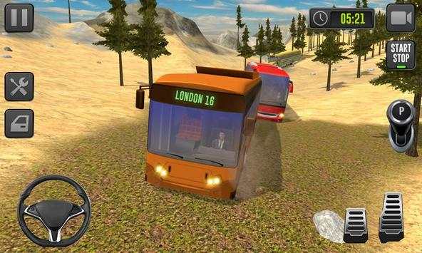 Uphill Climbing Bus Driver Simulator 3D screenshot 1
