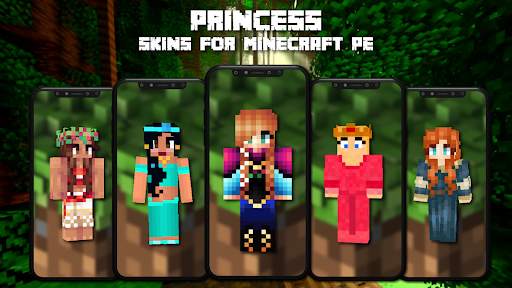 Beautiful Princess Skins - Minecraft PE MOD screenshot 1